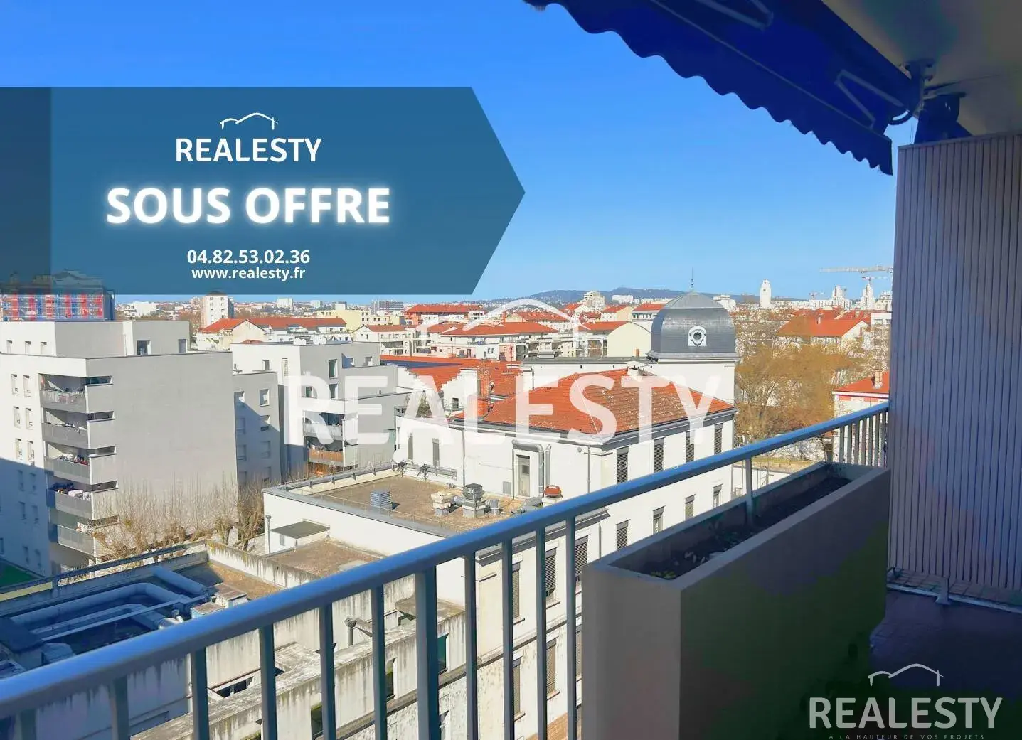 Appartement à vendre 199 000 € 3 pièces 2 chambres 65,4 m² 6ème étage Villeurbanne 69100